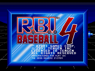 Заставка игры R.B.I. Baseball 4